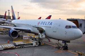 Delta Airlines airplane