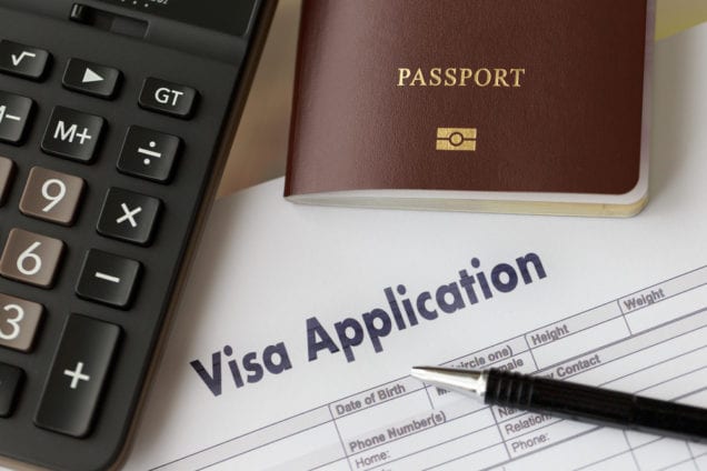 Workplace immigration visa application